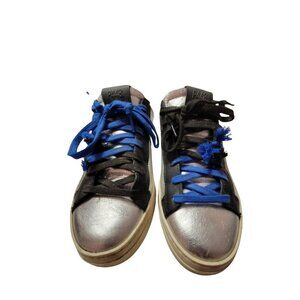 P448 Low Top Jack Sneaker in Silver